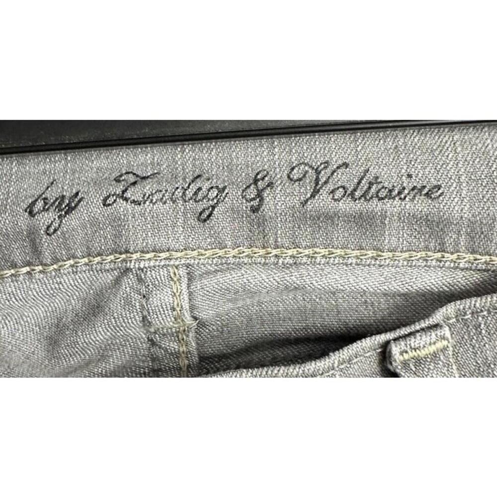 Darkside by Zadig & Voltaire Womens Gray Stretch Skinny Jeans Denim Size 24 EUC - Picture 6 of 9
